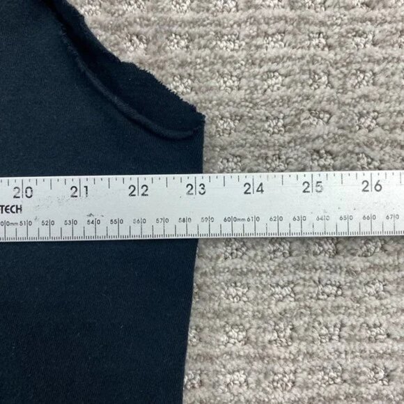 DC Shoes Shirt Men Extra Large XL Black Modified Cut-Off Sleeveless T-Shirt - Picture 8 of 9